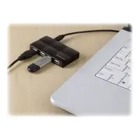 Bilde av Belkin Hi-Speed USB 2.0 7-Port Mobile Hub - Hub - 7 x USB 2.0 - stasjonær PC tilbehør - Kabler og adaptere - USB Huber