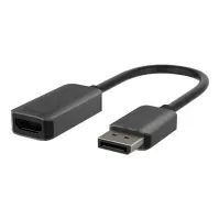 Bilde av Belkin - Video adapter - DisplayPort hann til HDMI hunn - 22.05 cm - svart - aktiv PC tilbehør - Kabler og adaptere - Adaptere
