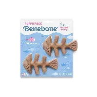 Bilde av Benebone - Fishbone Puppy 2-Pack Mini 12cm - (81005421033) - Kjæledyr og utstyr