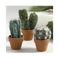 Bilde av Beskrivelse Nålfiltede Kaktuser Strikking, pynt, garn og strikkeoppskrifter