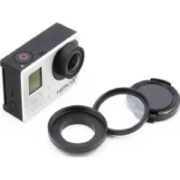 Bilde av Beskyttende Xrec 3in1 (37 mm adapter / UV-filter / deksel) for GoPro HERO 4 3+ 3 Foto og video - Videokamera - Tilbehør til actionkamera