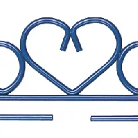 Bilde av Beslag blå Strikking, pynt, garn og strikkeoppskrifter