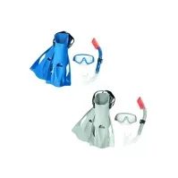 Bilde av Bestway 25020, Barn, Blå, Grå, 14 år, 41-46, 8-12, China Utendørs lek - Basseng & vannlek - Svømmebriller og dykkermasker
