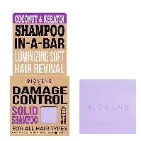 Bilde av Biovène Damage Control Coconut & Keratin Solid Shampoo Bar 40g Hårpleie - Shampoo