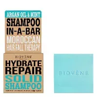 Bilde av Biovène Hair Care Shampoo Bar Hydrate Repair Argan Oil & Mint 40g Hårpleie - Shampoo