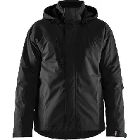 Bilde av Blåkläder vinterjakke 44841917, avtagbar hette, svart, størrelse 4XL Backuptype - Værktøj