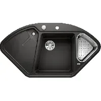 Bilde av Blanco Delta II kjøkkenvask, 105,7x57,5 cm, sort Kjøkken > Kjøkkenvasken