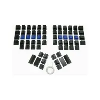 Bilde av Blanka tangenter Kinesis Black blank caps – til Advantage PC tilbehør - Mus og tastatur - Reservedeler