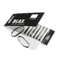 Bilde av Blax Snag Free Hair Elastics Black 8pcs Hårpleie - Hårpynt og tilbehør - Tilbehør