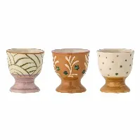 Bilde av Bloomingville - Vincent Egg cup, Brown, Stoneware (82060832) - Hjemme og kjøkken