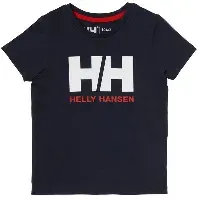 Bilde av Blå Helly Hansen Logo T-skjorte - Barneklær