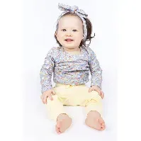 Bilde av Blåblomstrete Vilje &amp; Ve Malin Body - Babyklær