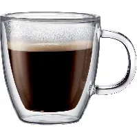 Bilde av Bodum BISTRO dobbeltvegget espressoglass m. hank, 2 stk. Espressokopp