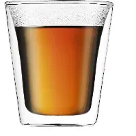 Bilde av Bodum Canteen Glass med Doble Vegger medium 2 stk Kaffeglass
