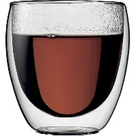 Bilde av Bodum Pavina Glass med Doble Vegger Small 2 stk Kaffeglass