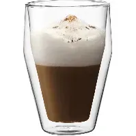 Bilde av Bodum TITLIS Dobbeltvegget glass, 6 stk. - 0,35 l Kaffeglass