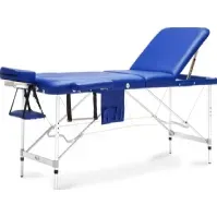 Bilde av Bodyfit-bord, 3-segments XXL massasjeseng i aluminium Massasjebord