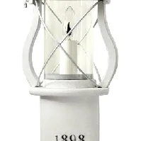 Bilde av Bordlampe antikk lykt av tre Strikking, pynt, garn og strikkeoppskrifter