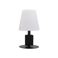 Bilde av Bordlampe inden/udendørs Genopladelig LED Ø15xH28cm Sort/hvid,stk Belysning - Innendørsbelysning - Bordlamper