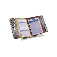 Bilde av Bordstander DJOIS t-technic, A4, 30 lommer, assorterede farver Arkivering - Presentasjonsmapper & omslag - Dokument presentasjoner & tilbehør