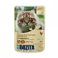 Bilde av Bozita Biter i Saus med Ekstra Kylling 85 g Katt - Kattemat - Våtfôr