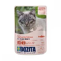 Bilde av Bozita Biter i Saus med Laks 85 g Katt - Kattemat - Våtfôr