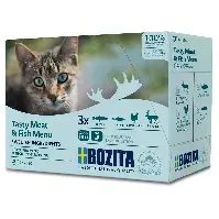 Bilde av Bozita Multibox med Kjøtt & Fisk 12x85 g Katt - Kattemat - Våtfôr