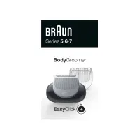 Bilde av Braun Body Groomer, Barberingshode, 3 hoder, Sort, Sølv, Gjennomsiktig, Series 5-6-7, 23 g, 80 mm N - A