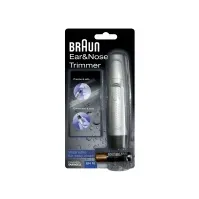 Bilde av Braun EN 10 øre- og nesehårstrimmer sølv/svart Hårpleie - Skjegg/hårtrimmer - Skjeggtrimmer