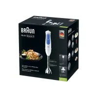Bilde av Braun Multiquick 3 MQ 3035 Sauce - Håndmikser - 700 W - hvit/blå Kjøkkenapparater - Kjøkkenmaskiner - Stavmixer