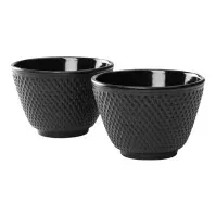 Bilde av Bredemeijer Xilin - Tea mug - Størrelse 7.8 cm diameter - Høyde 5.3 cm - svart (en pakke 2) Catering - Service - Glass & Kopper