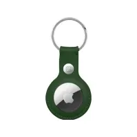 Bilde av Breloczek Crong Brelok Crong Leather Case with Key Ring Apple AirTag (zielony) Tele & GPS - GPS - Tilbehør