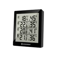 Bilde av Bresser Temeo Hygro Quadro - Termohygrometer - digital - svart Ventilasjon & Klima - Luftrensere - Luftrensere