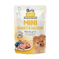 Bilde av Brit Care Mini Kanin & Laks i Saus 85 g Hund - Hundemat - Våtfôr