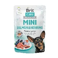 Bilde av Brit Care Mini Laks & Sild i Saus 85 g Hund - Hundemat - Våtfôr