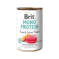 Bilde av Brit Mono Protein Tuna & Sweet Potato 400 g - (6 pk/ps) Kjæledyr - Hund - - Våt hundemat