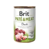 Bilde av Brit Pate & Meat Duck 400 g - (6 pk/ps) Kjæledyr - Hund - - Våt hundemat