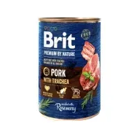Bilde av Brit Premium by Nature Pork with Trachea 400g - (6 pk/ps) Kjæledyr - Hund - - Våt hundemat