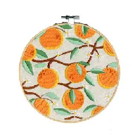 Bilde av Broderipakke Bilde Appelsiner Strikking, pynt, garn og strikkeoppskrifter