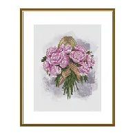 Bilde av Broderipakke Bilde Blomster til deg Strikking, pynt, garn og strikkeoppskrifter