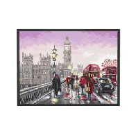 Bilde av Broderipakke Bilde Westminster Bridge Strikking, pynt, garn og strikkeoppskrifter