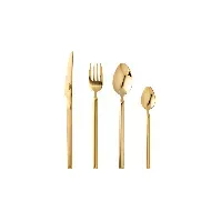 Bilde av Broste Copenhagen - Tvis Cutlery set , 16 pc - Stainless Steel - Rose Gold - Hjemme og kjøkken