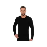 Bilde av Brubeck LS01120A Langermet T-skjorte for menn svart M Sport & Trening - Klær til idrett - Fitnesstøy
