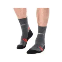 Bilde av Brubeck Trekking Light-sokker for menn, grafittrøde, størrelse 45-47 (BTR002/M) Klær og beskyttelse - Arbeidsklær - Sokker