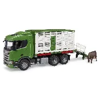 Bilde av Bruder - Scania Super 560R Cattle transportation truck with 1 cattle (03548) - Leker