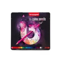 Bilde av Bruynzeel Colour pencil tin light | 24 colours Hobby - Kunstartikler - Blyanter