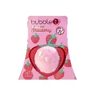 Bilde av BubbleT Fruitea Bath Fizzer Strawberry Badebombe med lukt av jordbær, 150g - 150 g Hudpleie - Mamma & Baby - Dusj & Bad