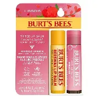 Bilde av Burts Bees Lip Duo Tinted Lip Balm Hibiscus + Lip Balm Beeswax Bl Hudpleie - Ansikt - Lepper - Leppepomade