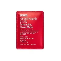 Bilde av By Wishtrend Natural Vitamin 21,5 % Enhancing Sheet Mask 1 stk/21 g - 21 g Hudpleie - Ansiktspleie - Ansiktsmasker - Sheet masks