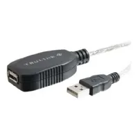 Bilde av C2G TruLink USB 2.0 Active Extension Cable - USB-forlengelseskabel - USB (hunn) til USB (hann) - USB 2.0 - 12 m - aktiv - hvit PC tilbehør - Kabler og adaptere - Datakabler